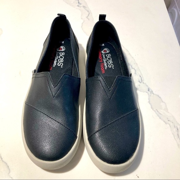 BOBS Sz 7.5 By Skechers B-Loved Memory Foam Arch Pillow Slip On Espadrille - Picture 2 of 11